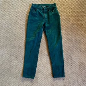 Emerald Green Vintage Pants